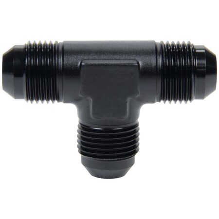 Allstar Performance 3AN Male x 3AN Male Tee Swivel On Side Adapter Fitting - Black ALL49640